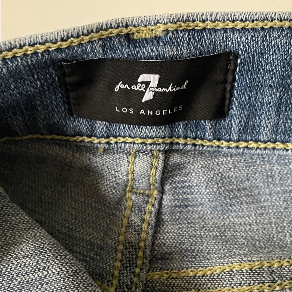 7‎ For All Mankind Josefina Size 25 94% Cotton - Picture 2 of 9